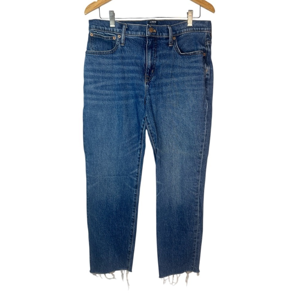 J Crew Slim Boyfriend Raw Hem Jeans 30